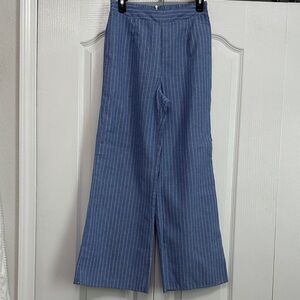 Pin Striped Wide Leg Pants